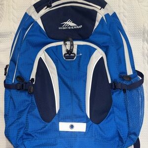 High Sierra Blue and White Men's Backpack